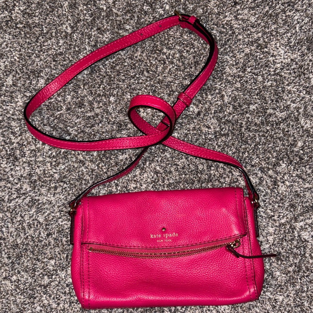 Kate Spade Hot Pink Crossbody Bag